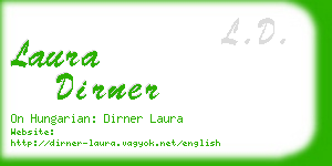 laura dirner business card